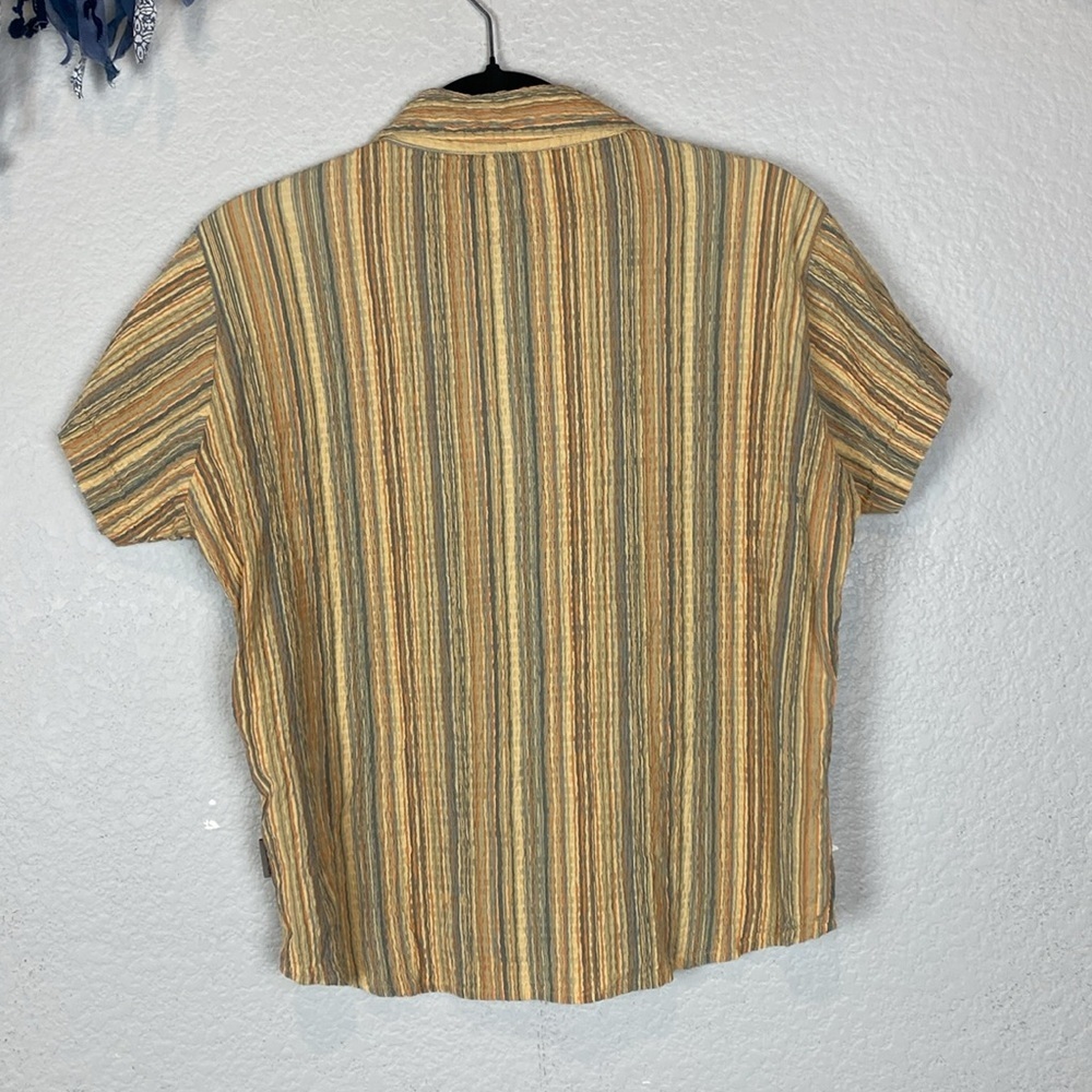 Woolrich Textured Button Front Short Sleeve - image 5